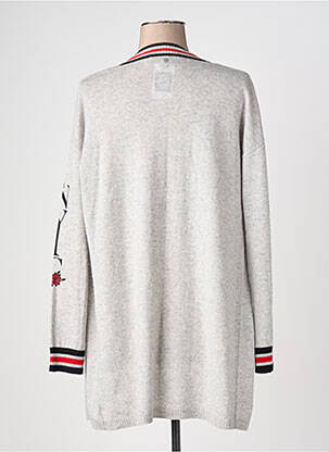 Gilet manches longues coupe cintrée gris COMMA, femme