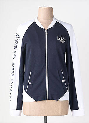 Veste casual poches bleu DELAHAYE femme