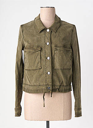 Veste casual poches vert COMMA, femme