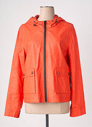 Veste casual coupe droite orange REVER MILE femme
