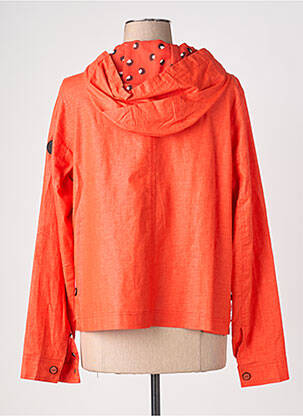 Veste casual coupe droite orange REVER MILE femme