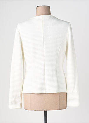 Veste chic col rond blanc BETTY BARCLAY femme