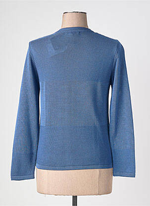 Gilet manches longues stretch bleu I.ODENA femme
