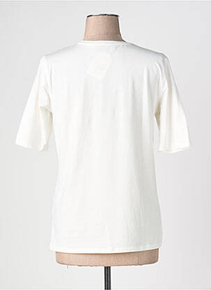 T-shirt sérigraphie avec strass manches courtes beige BETTY BARCLAY femme