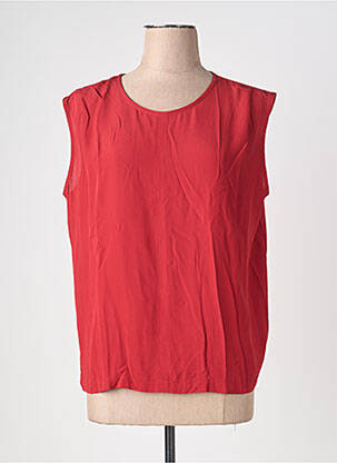 Top coupe fluide sans manche rouge GERRY WEBER femme