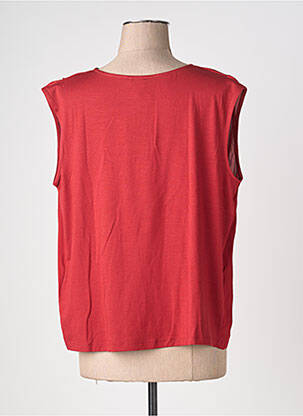 Top coupe fluide sans manche rouge GERRY WEBER femme