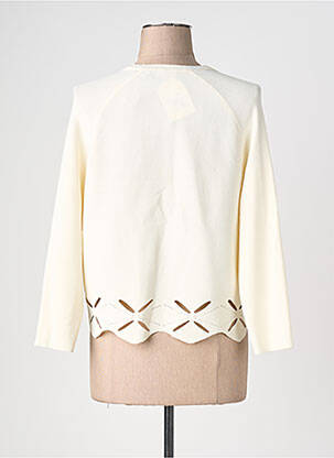 Gilet manches longues col v beige GERRY WEBER femme
