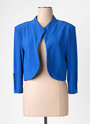 Boléro col rond bleu JOSEPH RIBKOFF femme
