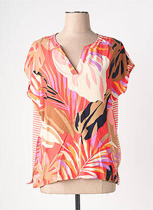Top imprimé fantaisie sans manche rouge BETTY BARCLAY femme