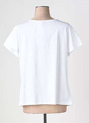 Top manches courtes manches courtes blanc LEO & UGO femme
