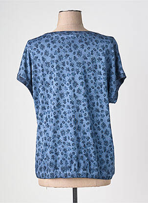 Top imprimé fantaisie manches courtes bleu THOMAS RABE femme