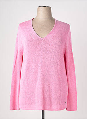 Pull coupe droite manches longues rose GERRY WEBER femme