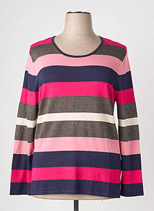 Pull coupe droite manches longues rose GERRY WEBER femme