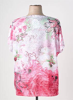 Top imprimé fantaisie manches courtes rose GERRY WEBER femme