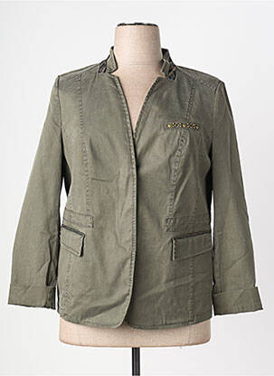 Veste casual col tailleur vert GERRY WEBER femme