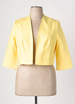 Veste casual coupe droite jaune COMMA, femme