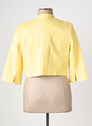 Veste casual coupe droite jaune COMMA, femme