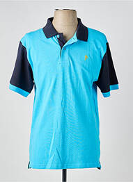 Polo stretch manches courtes bleu RUCKFIELD homme