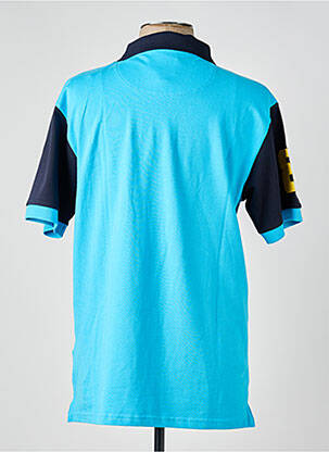 Polo stretch manches courtes bleu RUCKFIELD homme