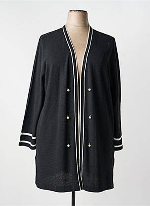 Gilet manches longues stretch noir SAMOON femme