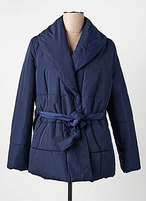 Doudoune manches longues sans capuche bleu PERSONA femme