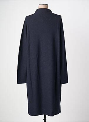 Robe pull coupe droite manches longues bleu MARINA RINALDI femme