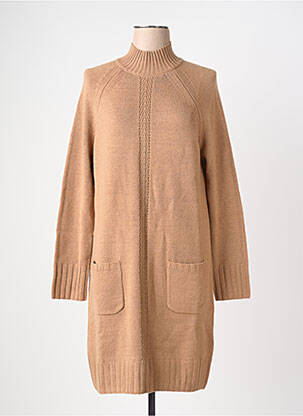 Robe pull coupe droite manches longues marron GERARD DAREL femme