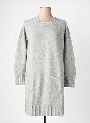Robe pull coupe droite manches longues gris GERARD DAREL femme