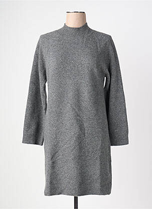 Robe pull col col montant manches longues gris GERARD DAREL femme