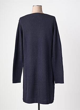 Robe pull coupe droite manches longues bleu BELLA JONES femme