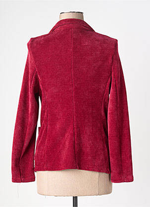 Blazer coupe cintrée rouge MADE IN ITALY femme