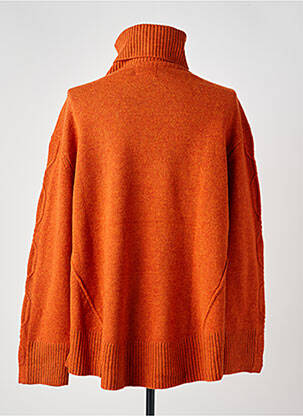Pull coupe cintrée manches longues orange BELLA JONES femme