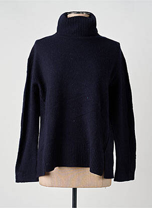 Pull coupe cintrée manches longues bleu BELLA JONES femme