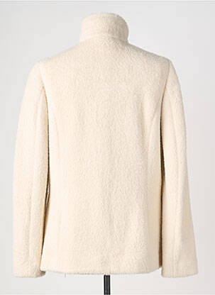 Manteau court coupe droite sans capuche beige DISTRICT femme