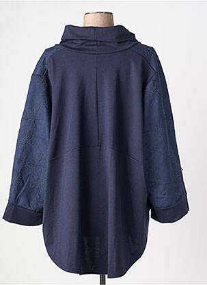 Pull stretch manches longues bleu JORGIE PARIS femme