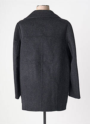 Manteau court coupe droite sans capuche gris STUDIO NORDIIC femme