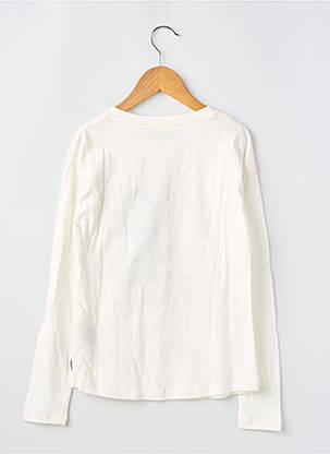 T-shirt coupe droite manches longues blanc GARCIA fille