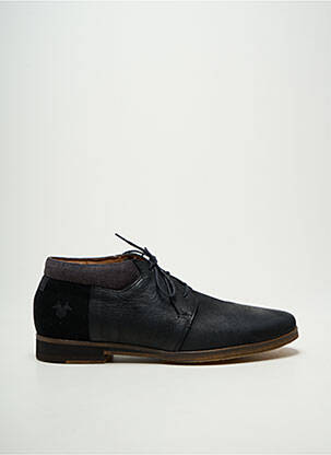 Bottines/boots fermeture lacets talon bas noir KOST homme