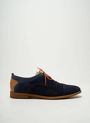 Derbies type de semelle amortissante talon bas bleu LE FORMIER homme