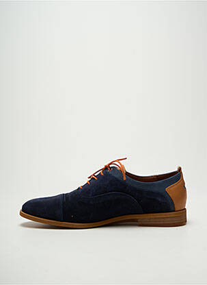 Derbies type de semelle amortissante talon bas bleu LE FORMIER homme