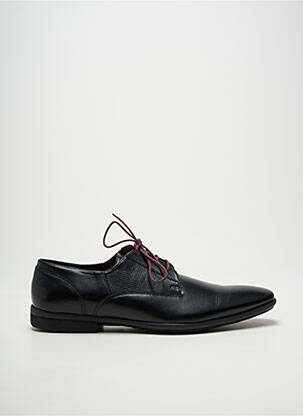 Derbies tissage satiné talon bas noir LE FORMIER homme
