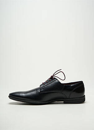 Derbies tissage satiné talon bas noir LE FORMIER homme