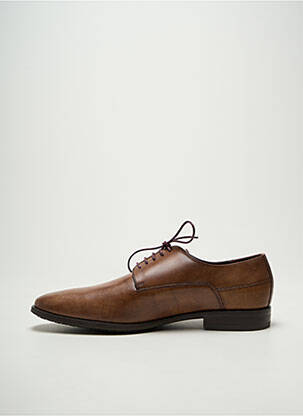 Derbies bout pointu talon bas marron LE FORMIER homme