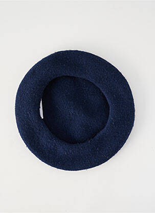 Bonnet forme béret bleu POUPEE CHIC femme