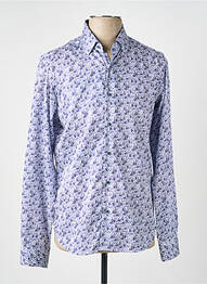 Chemise manches longues imprimé fantaisie bleu DARIO BELTRAN homme
