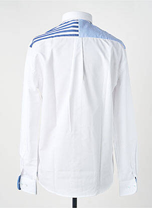 Chemise manches longues coupe droite blanc MISE AU GREEN homme
