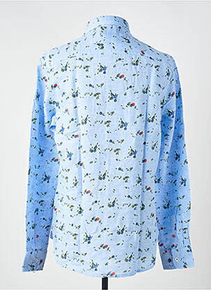 Chemise manches longues coupe cintrée bleu NEW ZEALAND AUCKLAND homme