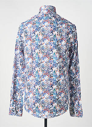 Chemise manches longues coupe cintrée bleu CASAMODA homme