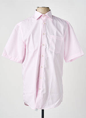 Chemise manches courtes poches rose SEIDENSTICKER homme