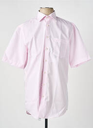 Chemise manches courtes poches rose SEIDENSTICKER homme